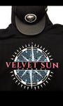 Velvet Sun Apparel - Retro Miami Beach Hoodie - Black (Unisex) Cotton